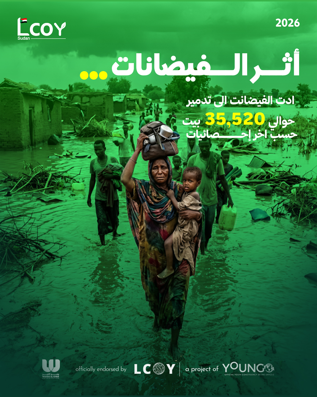 تأثيرات الفيضانات في السودان